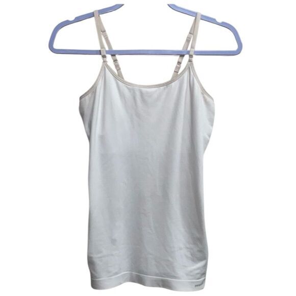 Patagonia‎ Shelf Bra Activewear Tank Top Size Large White Recycled Fabric - Picture 1 of 8